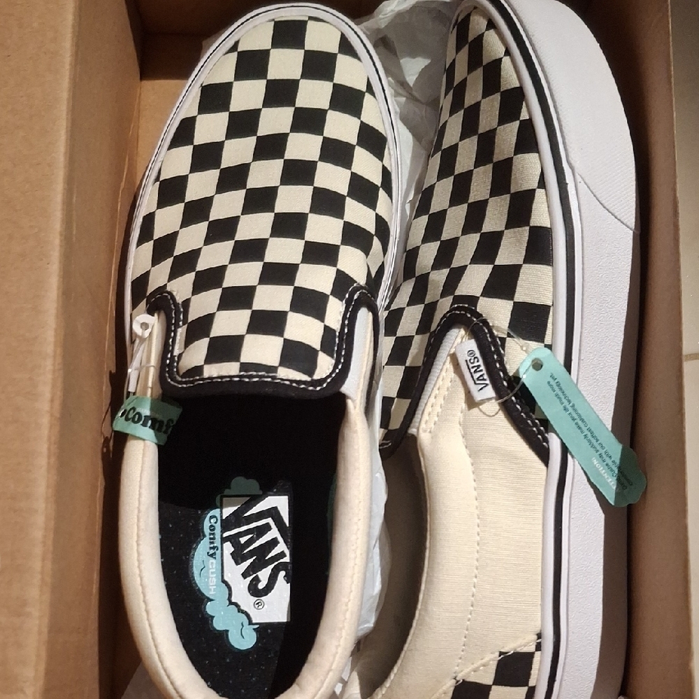 Vans Checkerboard Slip-On Sneakers